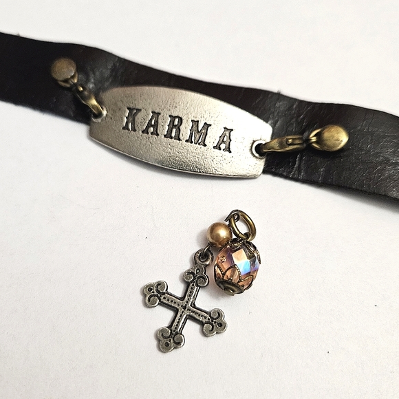 Lenny & Eva - Karma Leather Bracelet - Picture 4 of 6